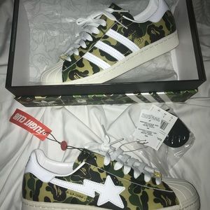 Bape x Adidas superstar 80s